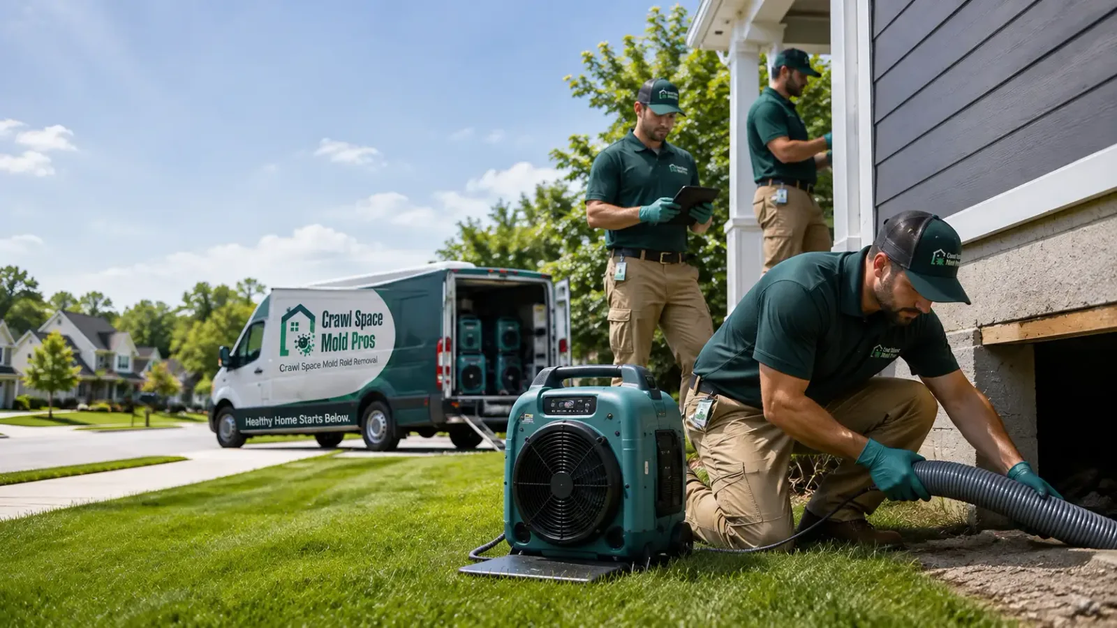 Crawl Space Mold Removal in Stone Park, IL